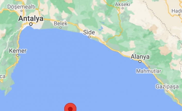 Alanya’da korkutan deprem!