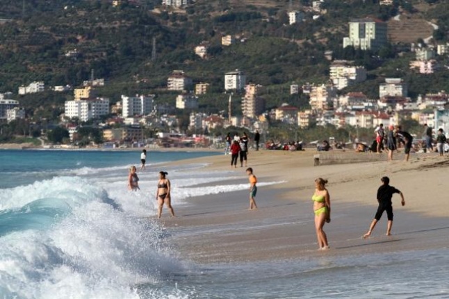 Alanya'da ocak ayında deniz keyfi