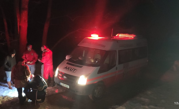 Gazipaşa’da karda mahsur kalan vatandaşı Alanya AKUT kurtardı