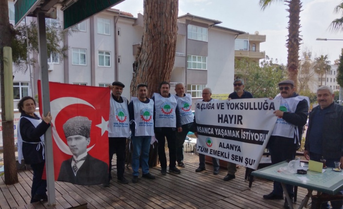 Tüm Emekli Sen'den Alanya’da kriz tepkisi