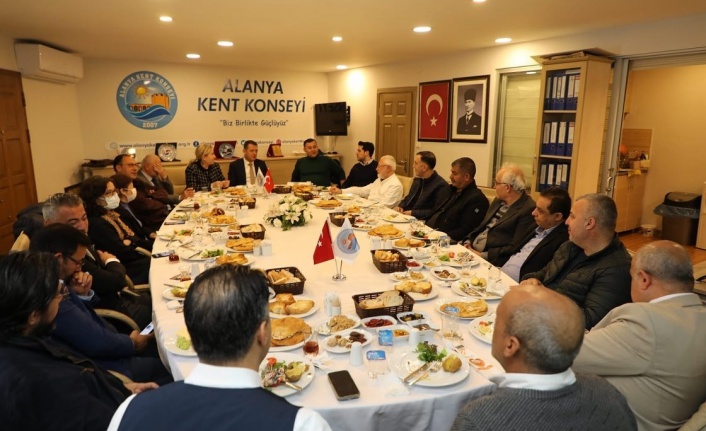 Alanya Kent Konseyi'nde yoğun gündem