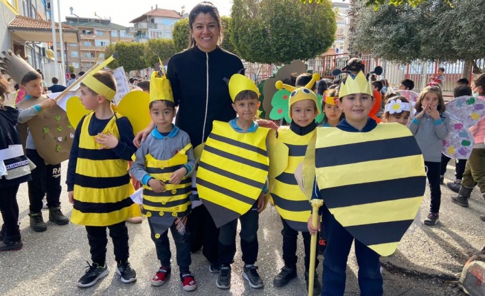 Alanya’da minik öğrencilerden farkındalık etkinliği