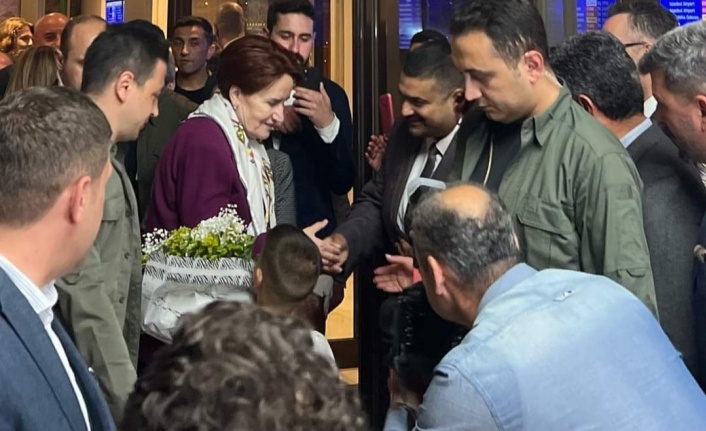 Akşener'i Arıkan karşıladı