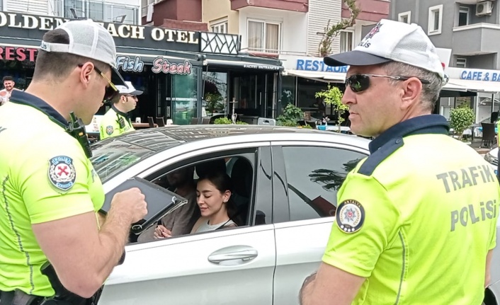 Alanya’da bayram öncesi trafik denetimi