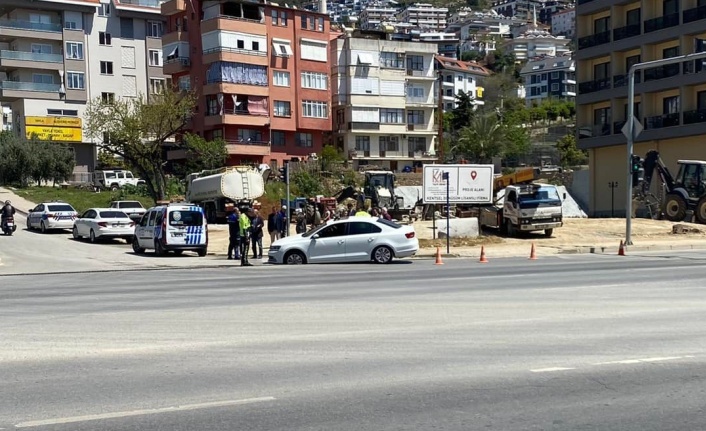 Alanya’da ilginç kaza!