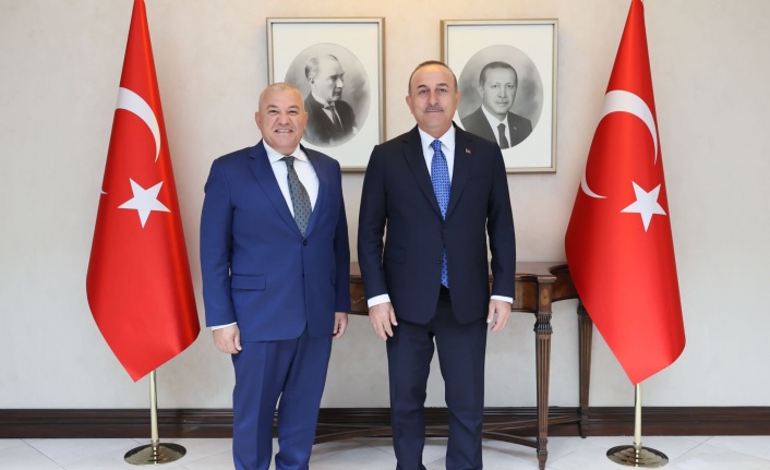 Başkan Şahin’den Bakan Çavuşoğlu’na ziyaret