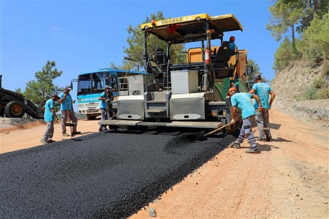 Dimçayı yolu konforlu hale geliyor