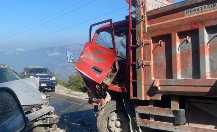 Alanya Kuşyuvası yolunda kaza: 1 yaralı