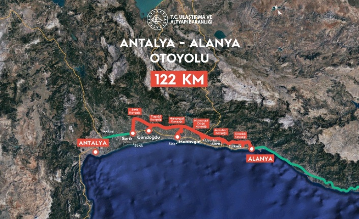 Alanya Otoyol Projesi’nde flaş gelişme