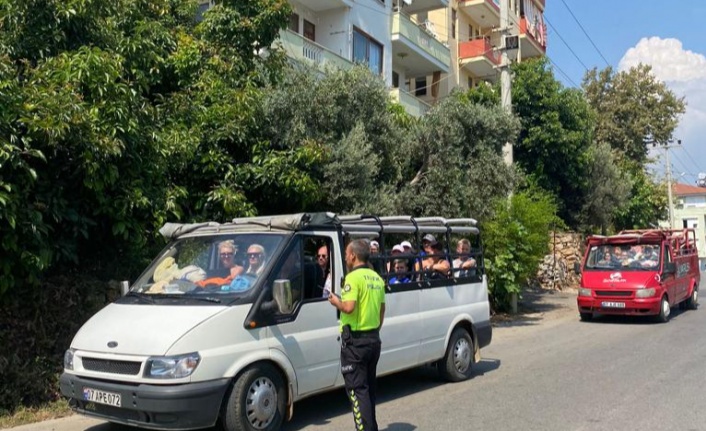 Alanya’da safari araçları denetlendi