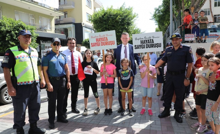 Alanya'da yayalar için etkinlik yapıldı