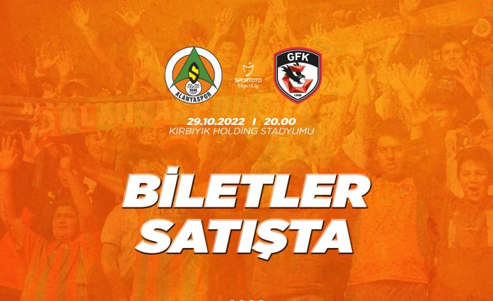 Alanyaspor-Gaziantep FK maçı biletleri satışa sunuldu