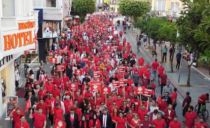 Gömeç: Alanya için birlikte yürüdük