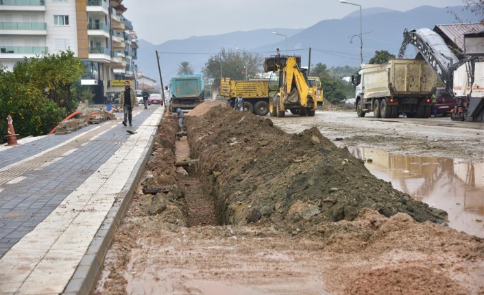 Kestel İsa Küçülmez Caddesi yenileniyor