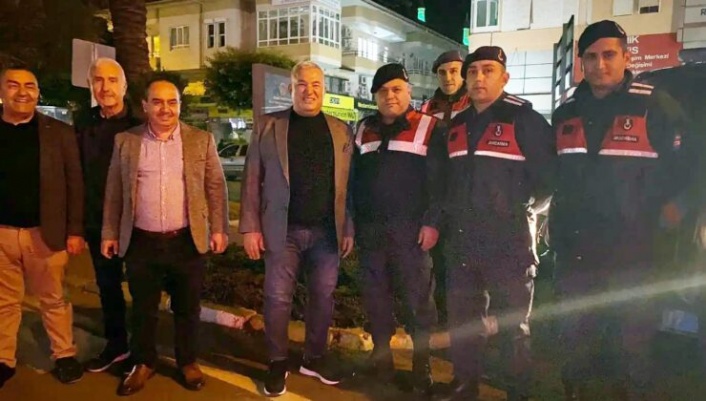 Mehmet Şahin’den polis ve jandarmaya yılbaşı ziyareti