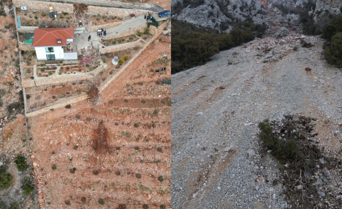 Alanya’da kaya düşen iki evde maddi hasar oluştu