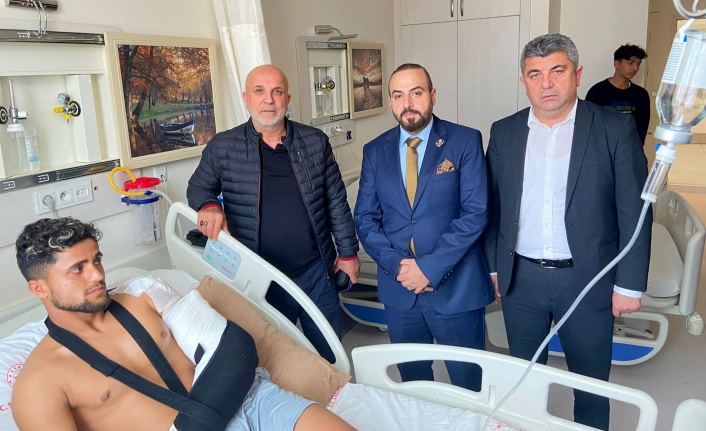 Başkan Çavuşoğlu Kestelsporlu futbolcuları ziyaret etti