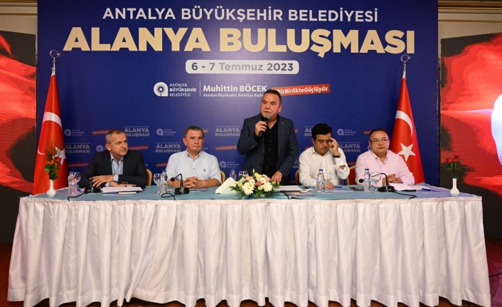 Başkan Böcek: “Alanya’da alt yapıya 1 milyar 523 milyon liralık yatırım yaptık”