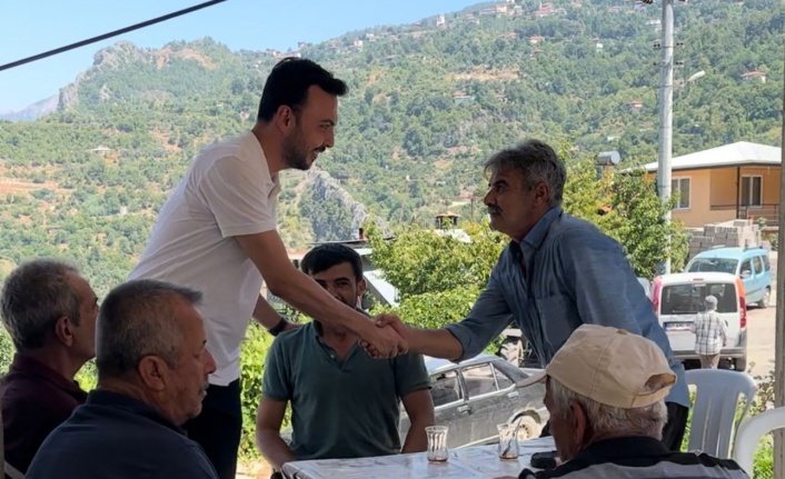 Başkan Toklu'ya Dere Mahallesinde yoğun ilgi