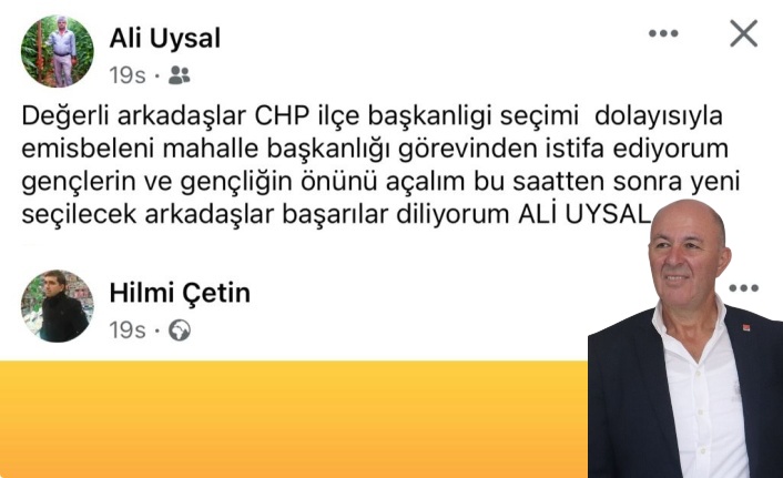 Alanya CHP'de Kandemir tepkisi! İstifalar başladı