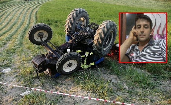 Alanya’da devrilen traktörün altında kalan sürücü öldü