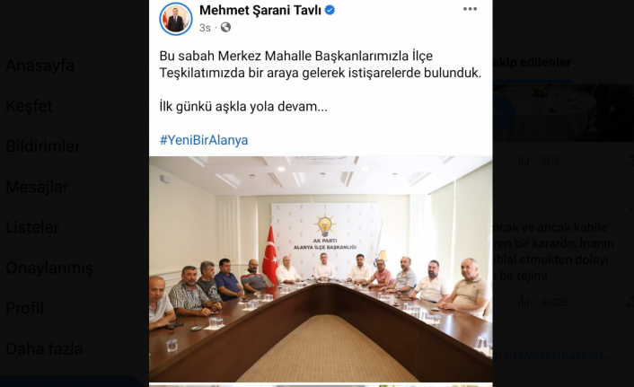 Başkan Tavlı, Toklu’nun izinde