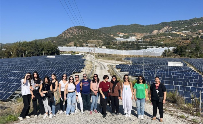 Alanya'da Erasmus öğrencilerinden GES'e ziyaret