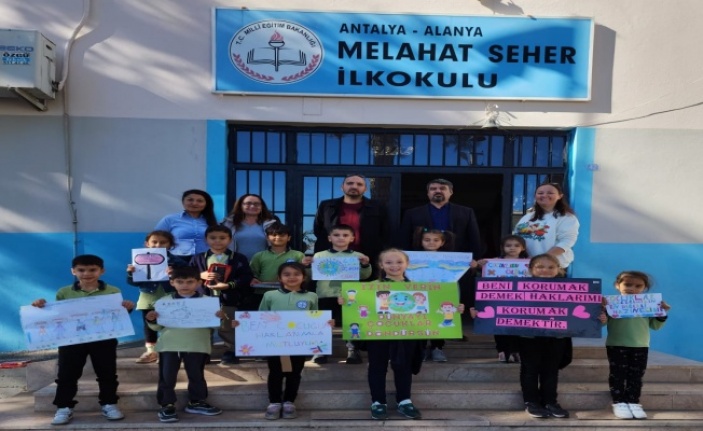 Melahat Seher İlkokulu öğrencilerinden farkındalık