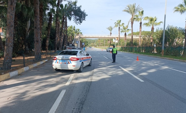 Alanya’da 9 araç trafikten men edildi