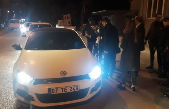 Kaymakam Ürkmezer ve Başkan Yücel denetim noktalarını ziyaret etti