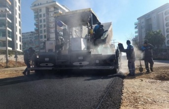 Alanya Belediyesi asfalt çalışmalarında hız kesmiyor