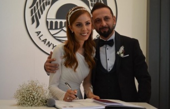 Alanya’da 9 çift evlilik için 14 Şubat’ı tercih etti