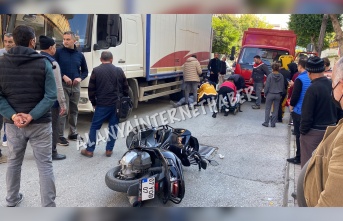 Alanya’da yolcu kapıyı açtı, motosikletli çarptı: 1 yaralı