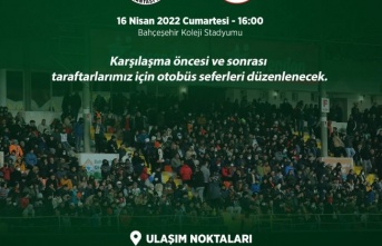 Alanya’da merakla beklenen derbi için otobüs seferi düzenlenecek
