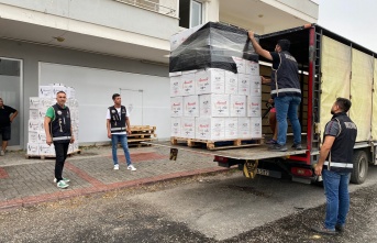 Alanya’da polisten kaçak içki operasyonu