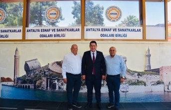 Şahin ve Yenialp'ten Dere'ye hayırlı olsun ziyareti