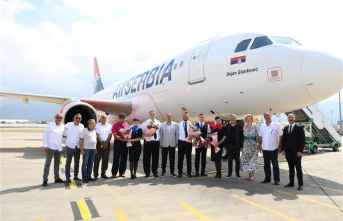 Sırbistan'ı Alanya'ya bağlayan seferler resmen başladı