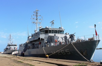 TCG Alanya, gözetleme ve mayın tespiti için hazır