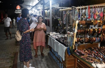 Alanya'nın yöresel ürünleri sanat sokağında hayat buluyor