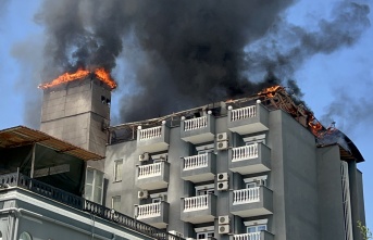 Alanya'da otel yangını