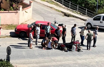 Alanya’da otomobil ile elektrikli motosiklet çarpıştı: 1 yaralı