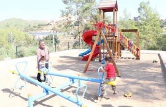 Alanya Belediyesi ilçeye çocuk parkları kazandırmaya devam ediyor