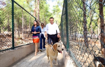 Alanya Belediyesi Köpek Bahçesi ve Doğal Yaşam Alanı açıldı