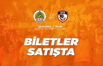 Alanyaspor-Gaziantep FK maçı biletleri satışa sunuldu