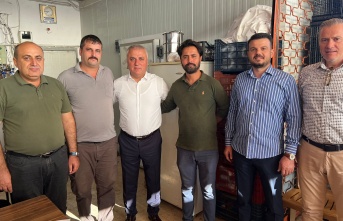 ALTSO Başkan Adayı Erdem Alanya Hali’ni ziyaret etti