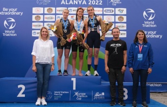 Uluslararası Alanya Triatlon Yarışları'nın 31.'si Avrupa Kupası'yla sona erdi