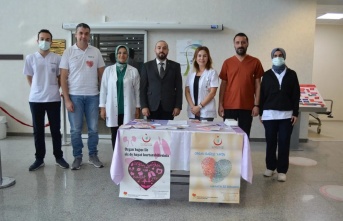 Alanya EAH'da organ bağışıyla ilgili stant kuruldu