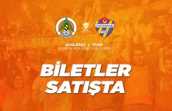 Alanyaspor-Eyüpspor maçının biletleri satışa sunuldu