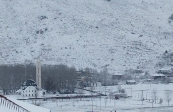 Alanya'nın yaylaları beyaza büründü