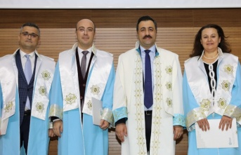 ALKÜ’de akademik biniş giyme ve ödül töreni düzenlendi